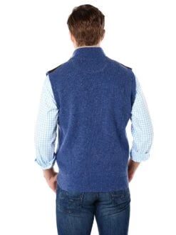 Saint Bernard Full Zip Mock Vest -ST.BERNARD s1632 bluealt3