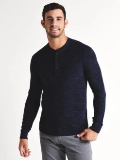 Bonobos Merino Henley Slim Fit