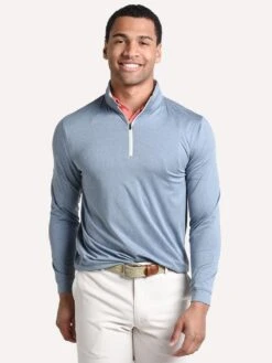 The Normal Brand Men's Performance Quarter Zip Pullover -ST.BERNARD ss19pfq mineralblue 7e1e4f47 0c93 45c1 b27e 7e437e288596