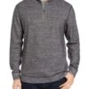 Tommy Bahama Men's Mixed Doubles Half-Zip Sweatshirt -ST.BERNARD t215254 coalheather 977ab361 bc7f 45dd 9d7e 07e86b9dbc66