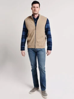 Tommy Bahama Flip Side Classic Zip Vest -ST.BERNARD t217848 goldenhoneyheatheralt3
