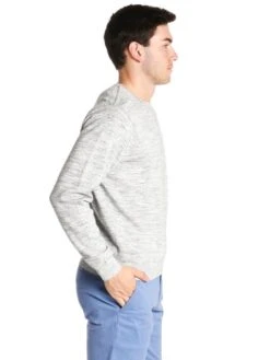 Oxford Abbott Long Sleeve Heather Crewneck Sweater -ST.BERNARD x31011 420vintageindigoalt2